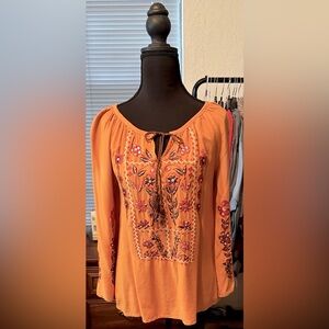 Embroidered Scully Boho Top